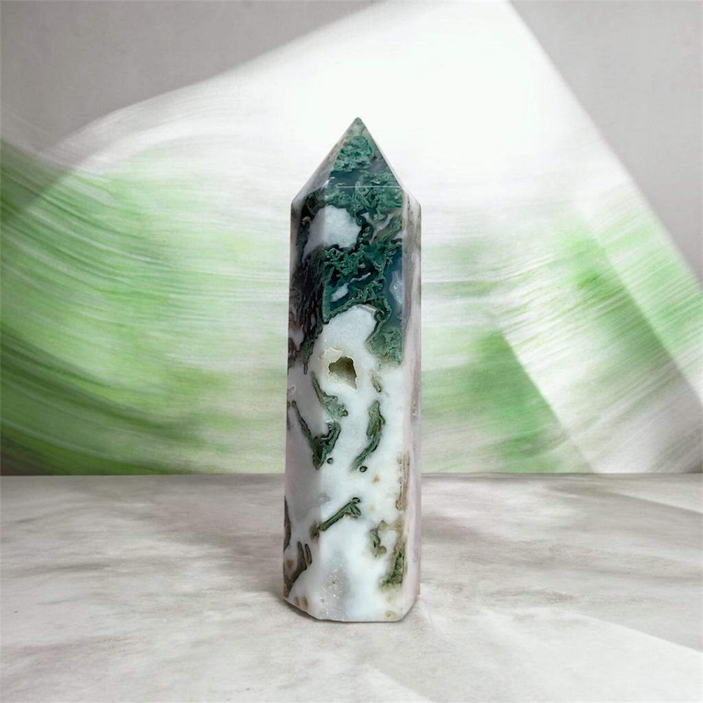 Moss Agate Generator Tower