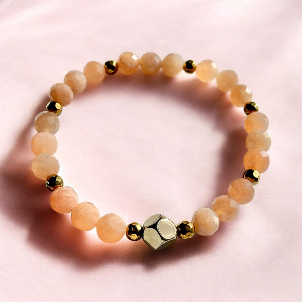 Sunstone & Pyrite Energy Bracelet - Connie’s Crystals 