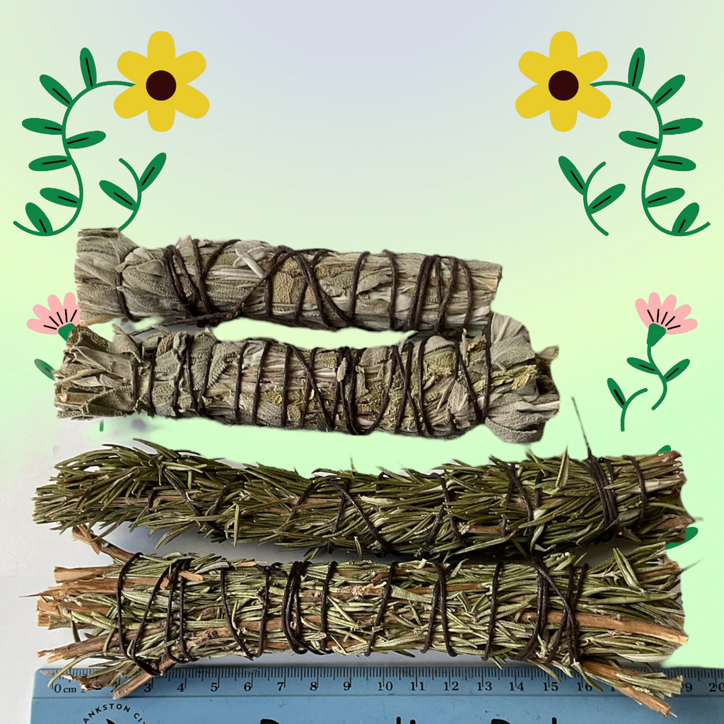 Sage & Rosemary Smudge Sticks