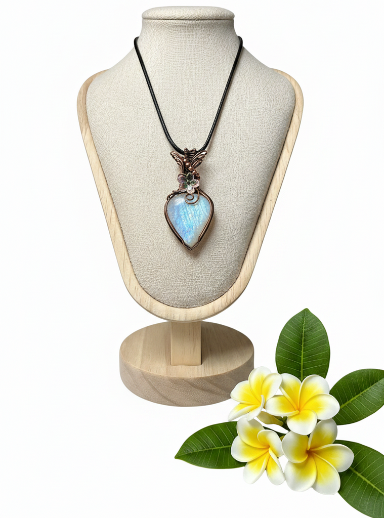 African Moonstone Pendant - Connie’s Crystals 