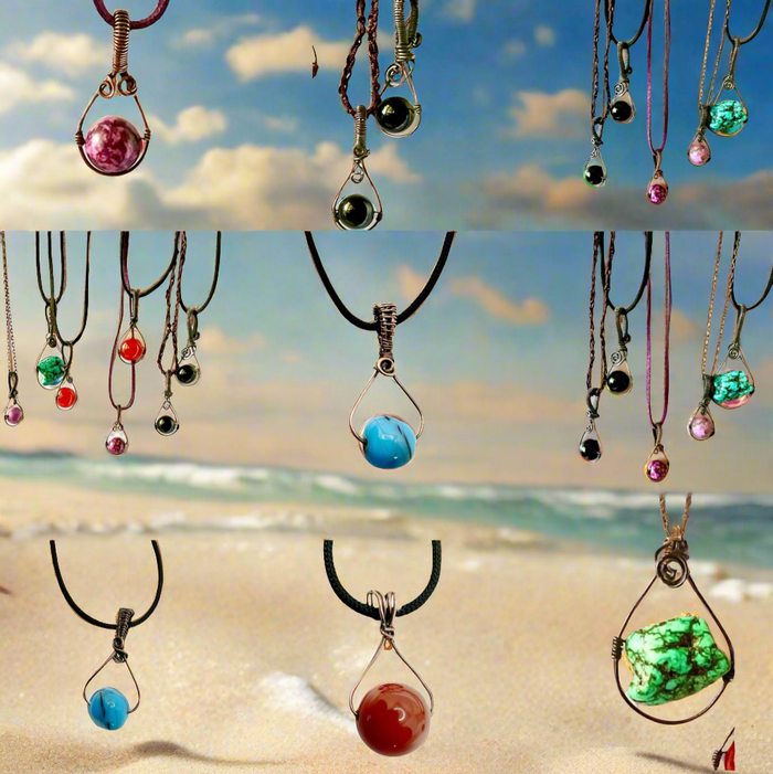 Gemstone Mini Pendants. - Connie’s Crystals 