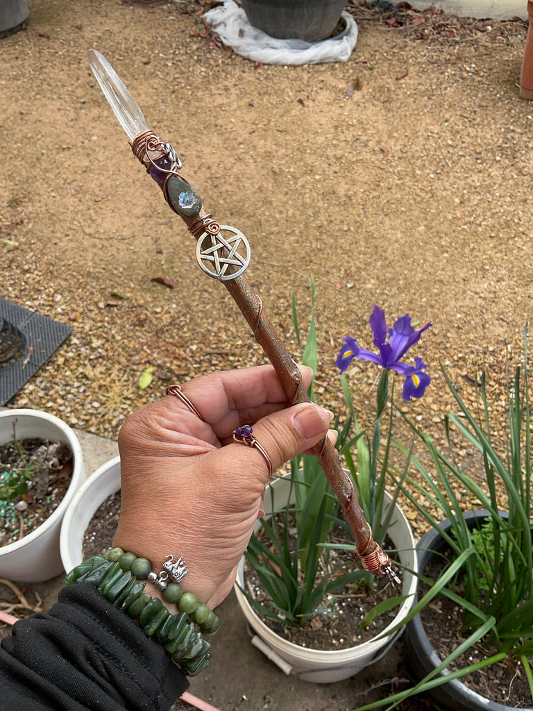 Handmade Crystal Magic Wands