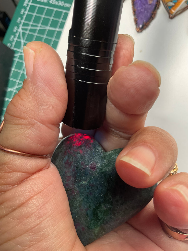 Ruby in Epidote Heart