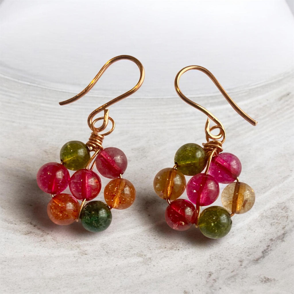 Beaded Flower Earrings & Pendant Necklaces – Handmade by Connie’s Crystals