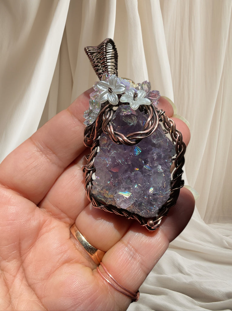 Amethyst Aura Quartz