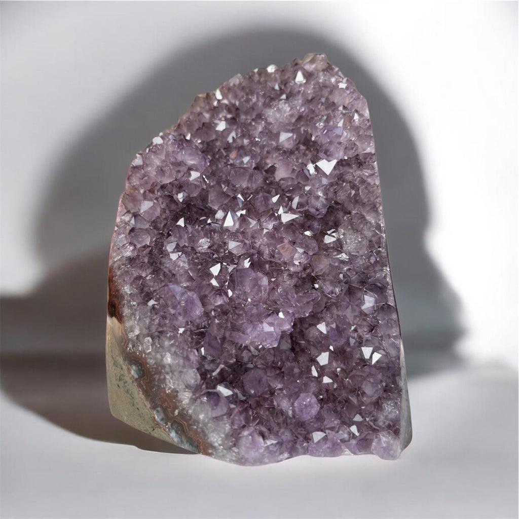 Natural Amethyst Geode Quartz Cathedral Cluster Cave 1647g