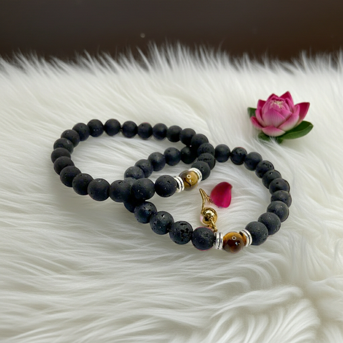 Aromatherapy Bracelets with Tiger Eye Accent - Connie’s Crystals 