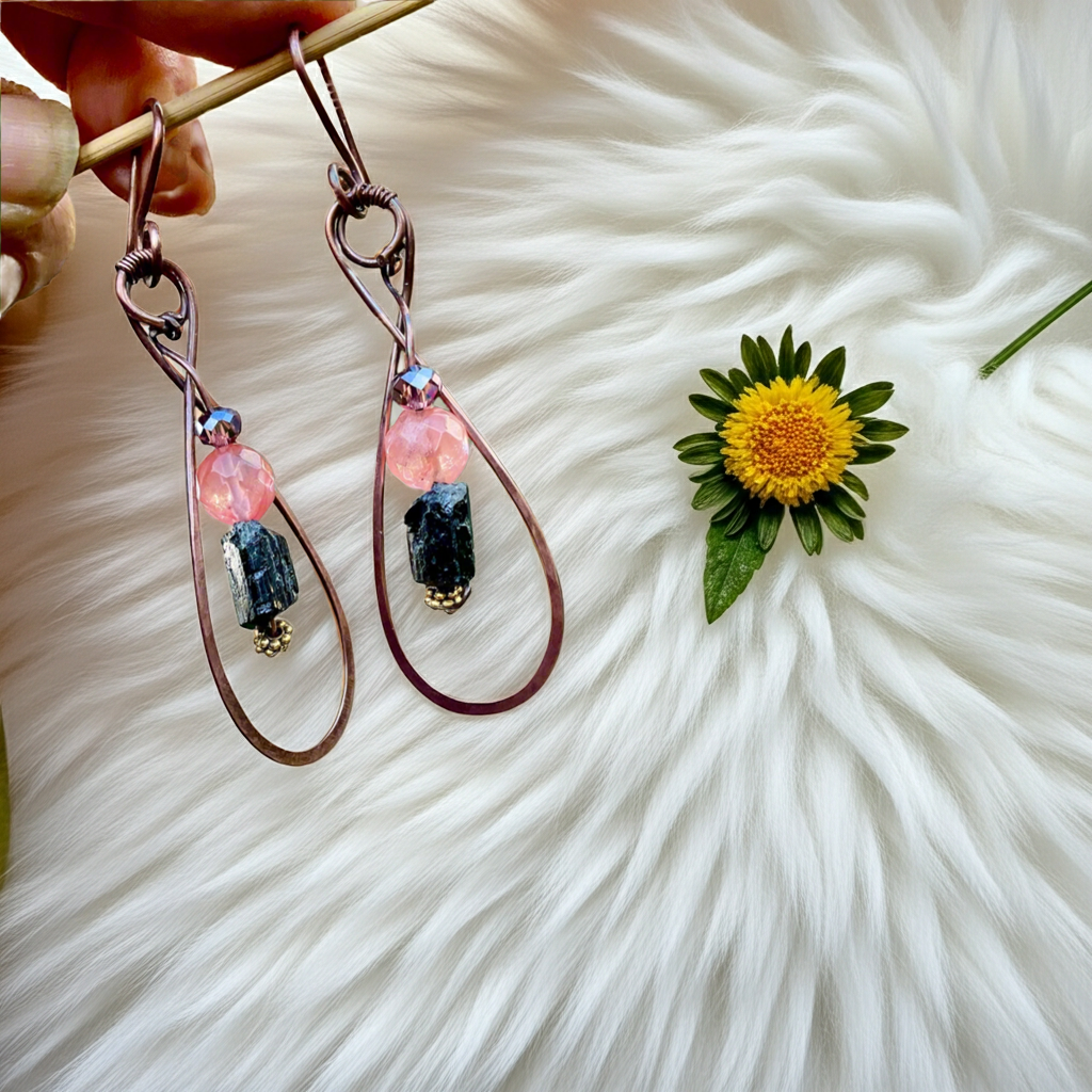 Handmade Tourmaline Earrings