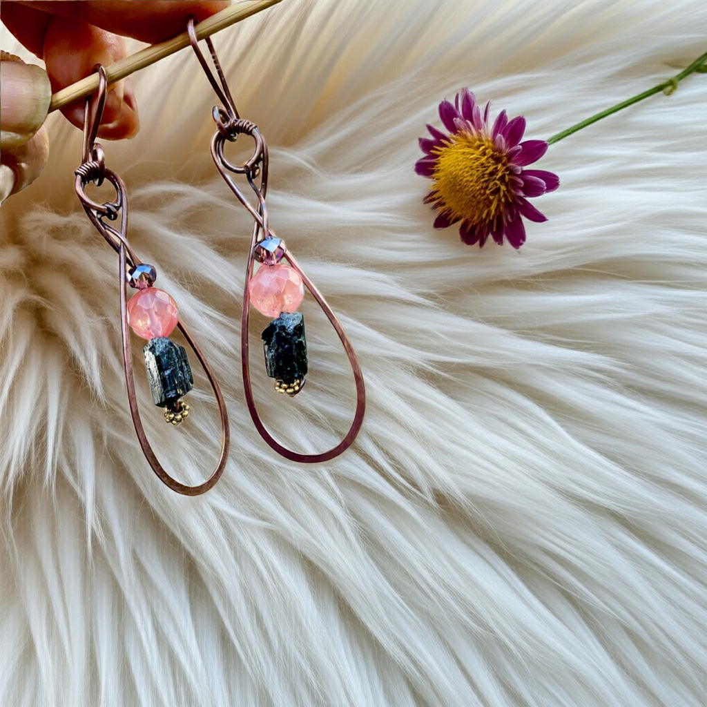 Handmade Tourmaline Earrings