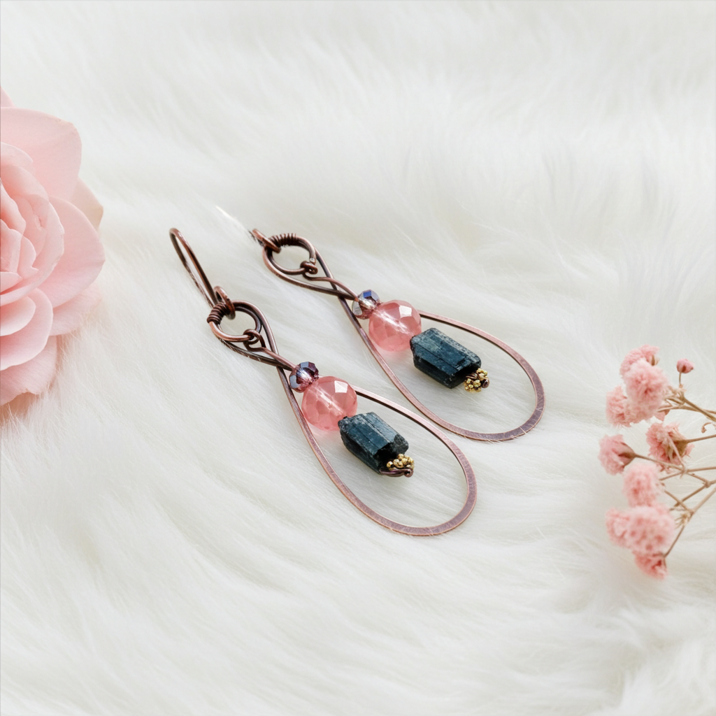 Handmade Tourmaline Earrings