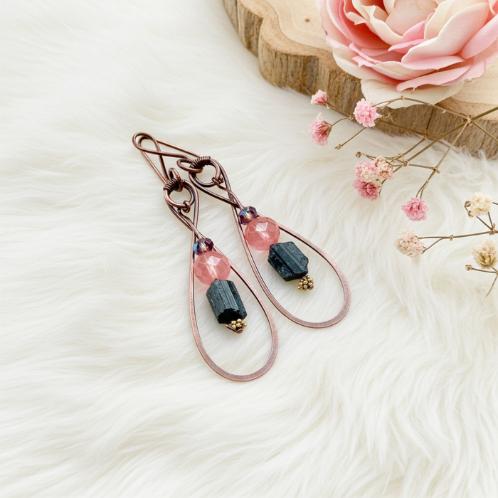 Handmade Tourmaline Earrings