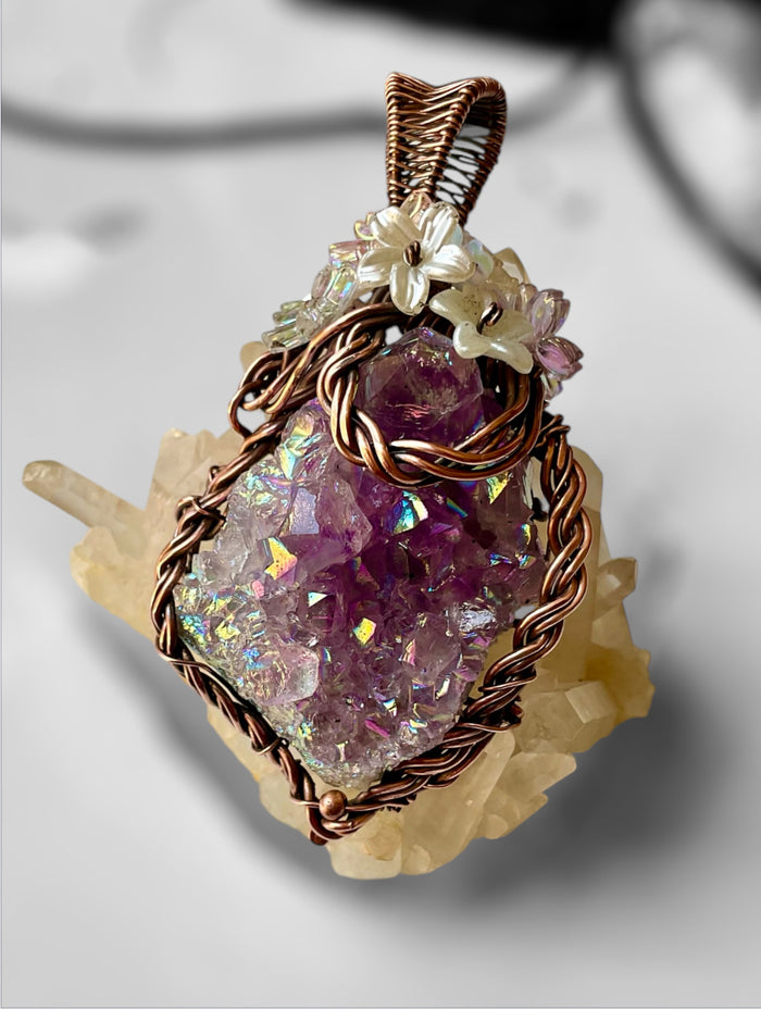 Amethyst Aura Quartz