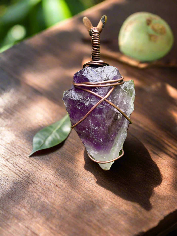 Chevron Amethyst Arrow Point - Connie’s Crystals 