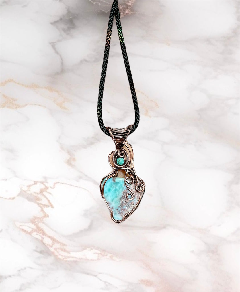 Larimar Mini Pendants