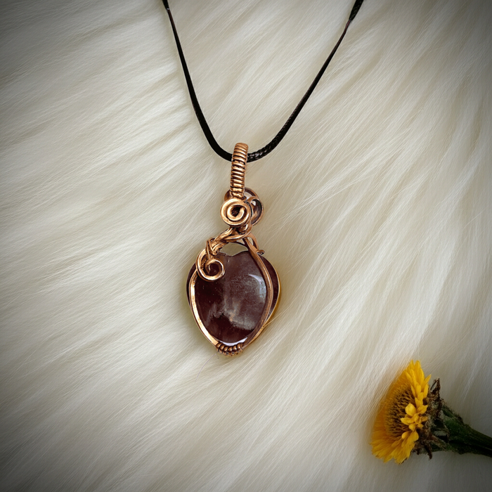 Amethyst Heart Pendant - Connie’s Crystals 