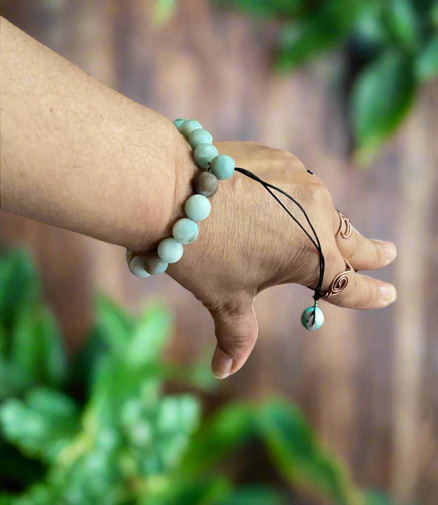 Amazonite Worry Beads - Connie’s Crystals 