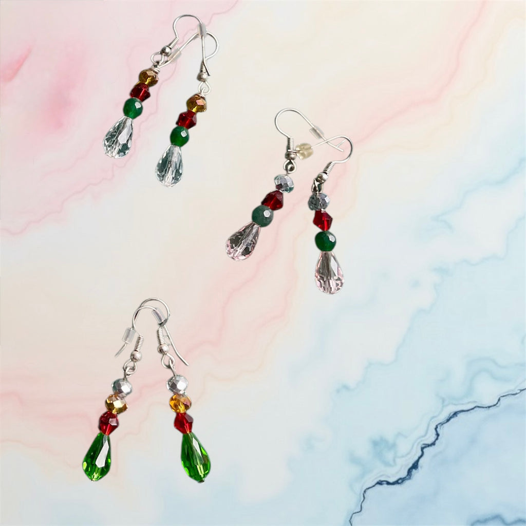 Christmas Crystal Earrings