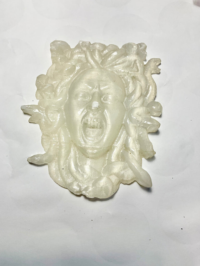 Selenite Medusa Carving - Connie’s Crystals 