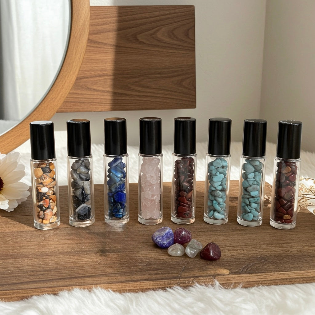 Gemstone Roller Bottle - Connie’s Crystals 