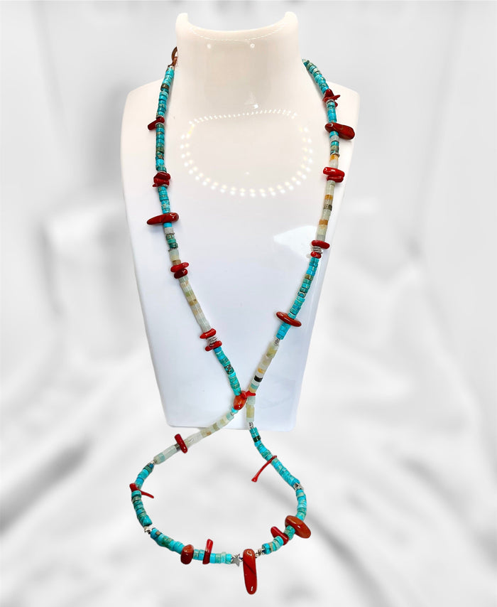 Handmade Turquoise Boho Necklace