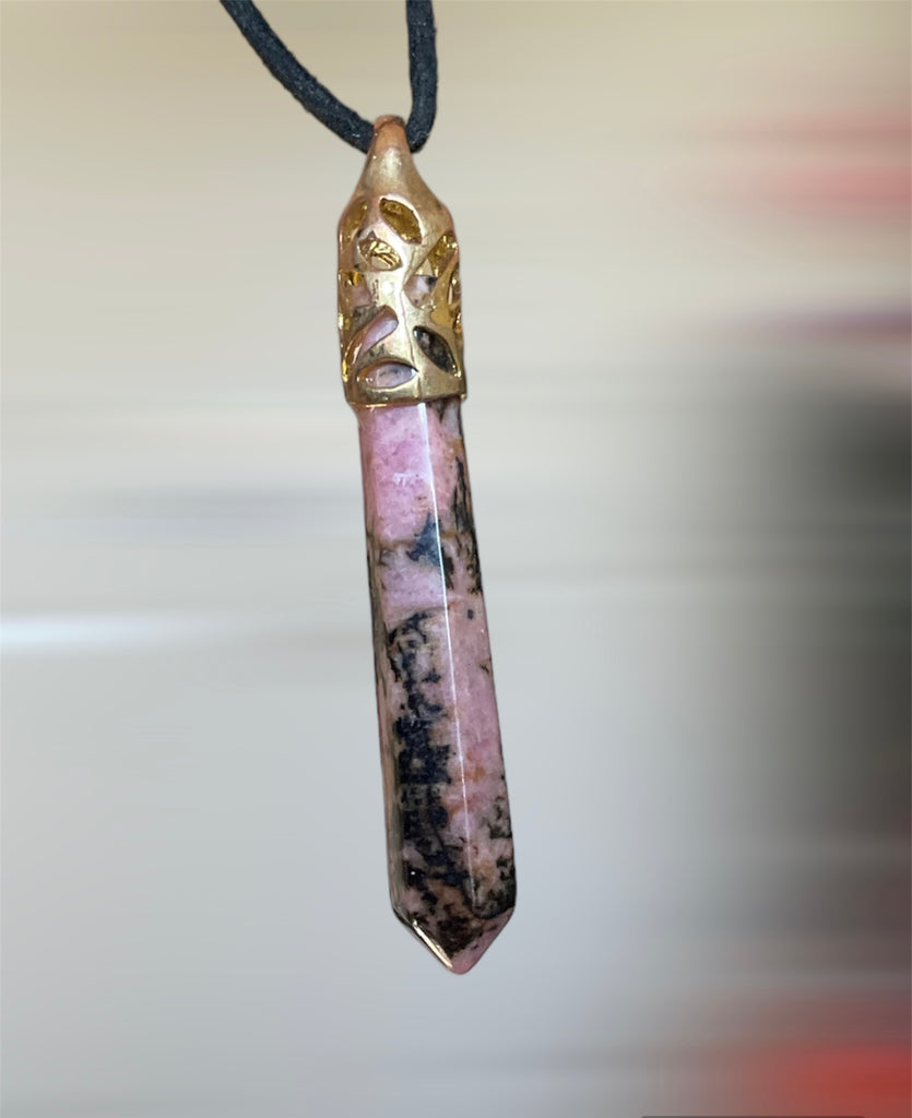 Large Rhodonite Point - Connie’s Crystals 