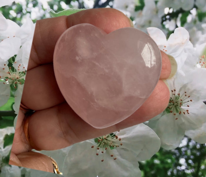 Rose Quartz Puffy Heart 💗