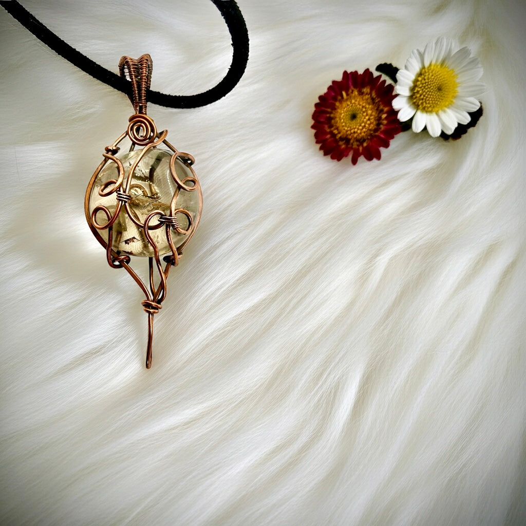 Smokey Quartz Wire Wrapped Pendant - Connie’s Crystals 
