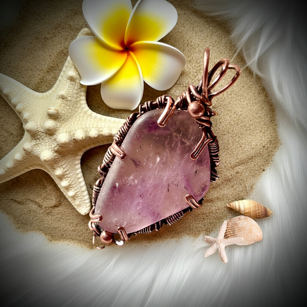 Lavender Amethyst Pendant - Connie’s Crystals 