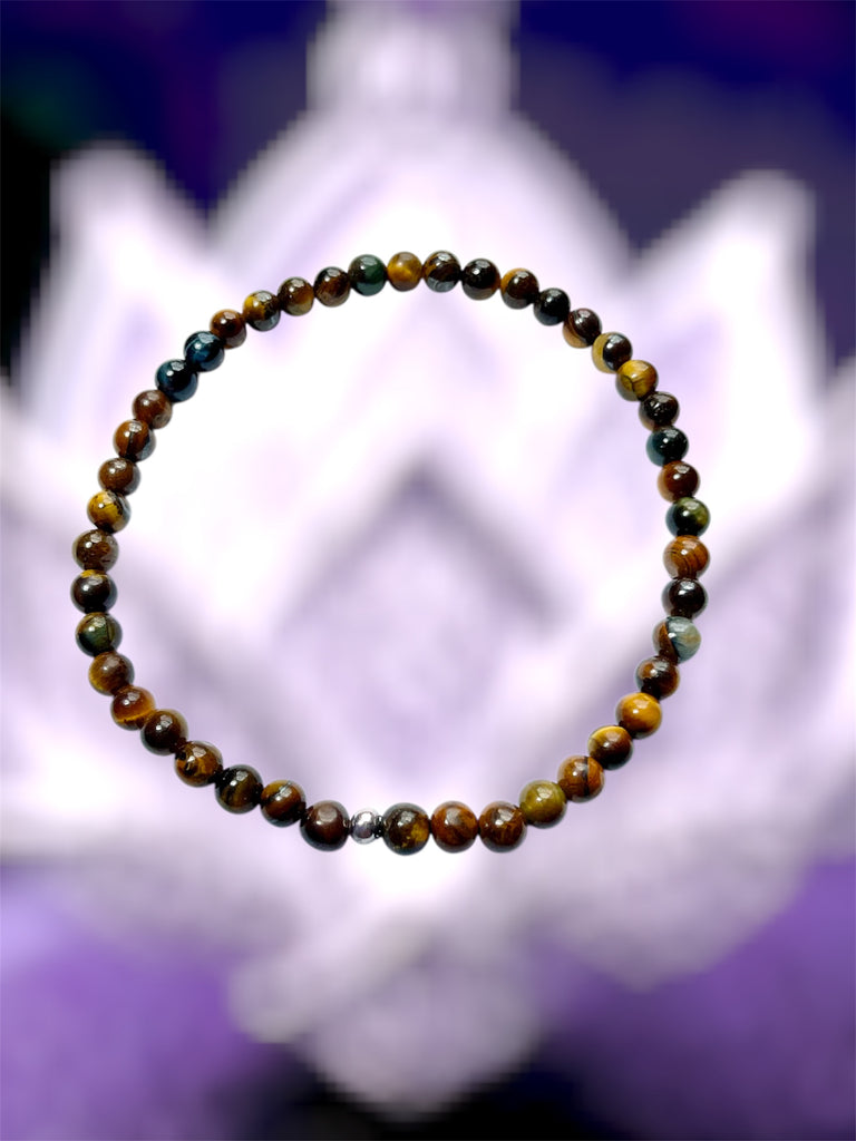 Triple Protection, Tiger Eye and Obsidian Bracelets - Connie’s Crystals 