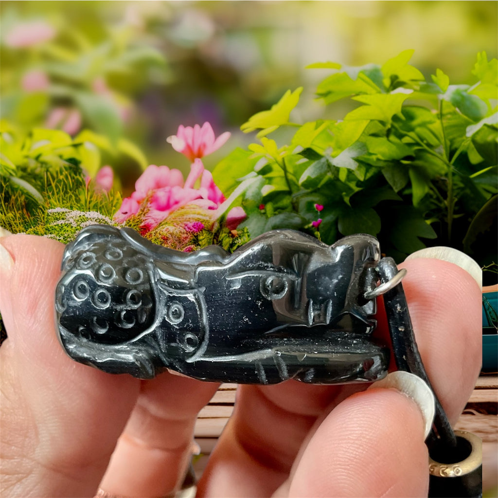 Rainbow Obsidian Pixiu Pendant