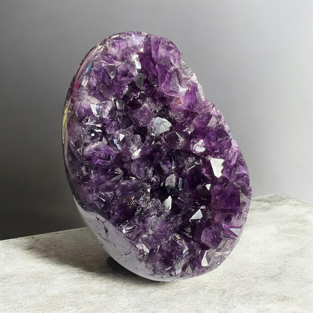 Amethyst Crystal Cave Egg – 530g