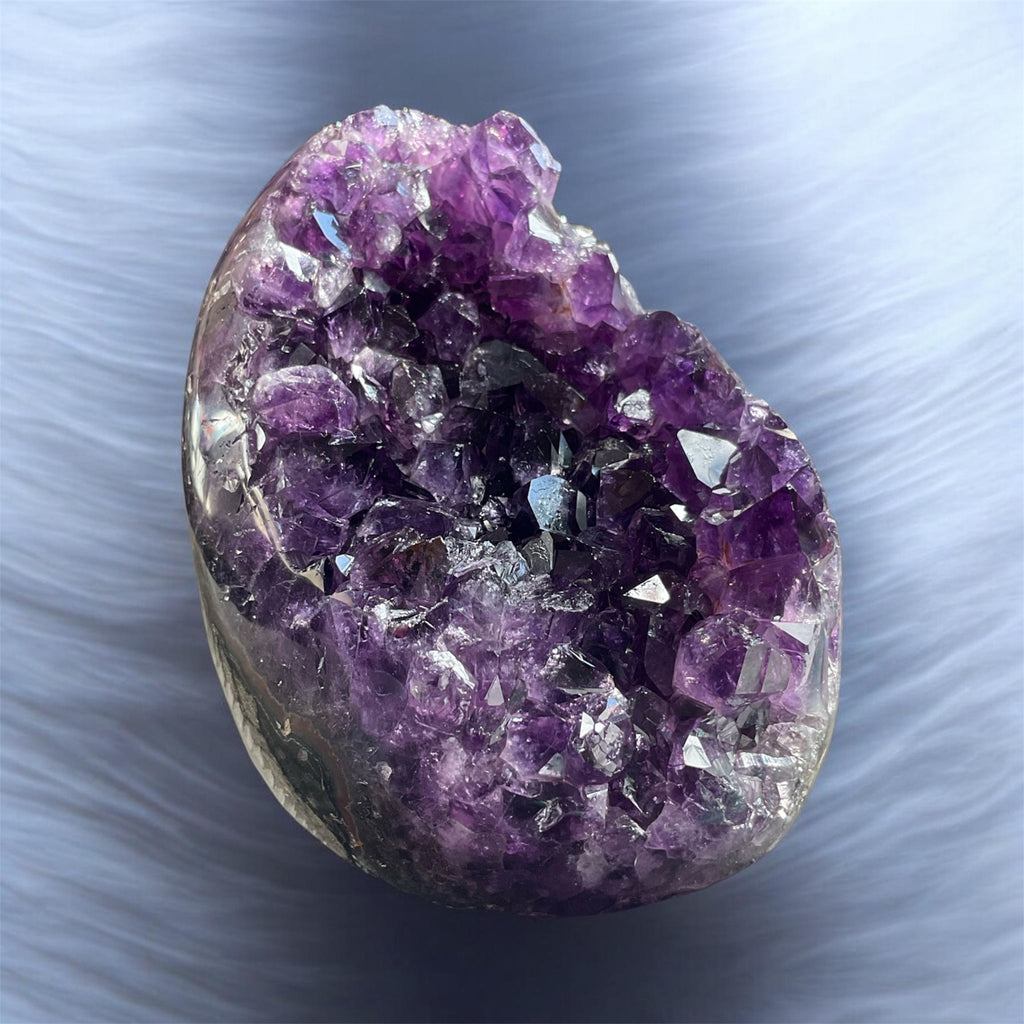 Amethyst Crystal Cave Egg – 530g