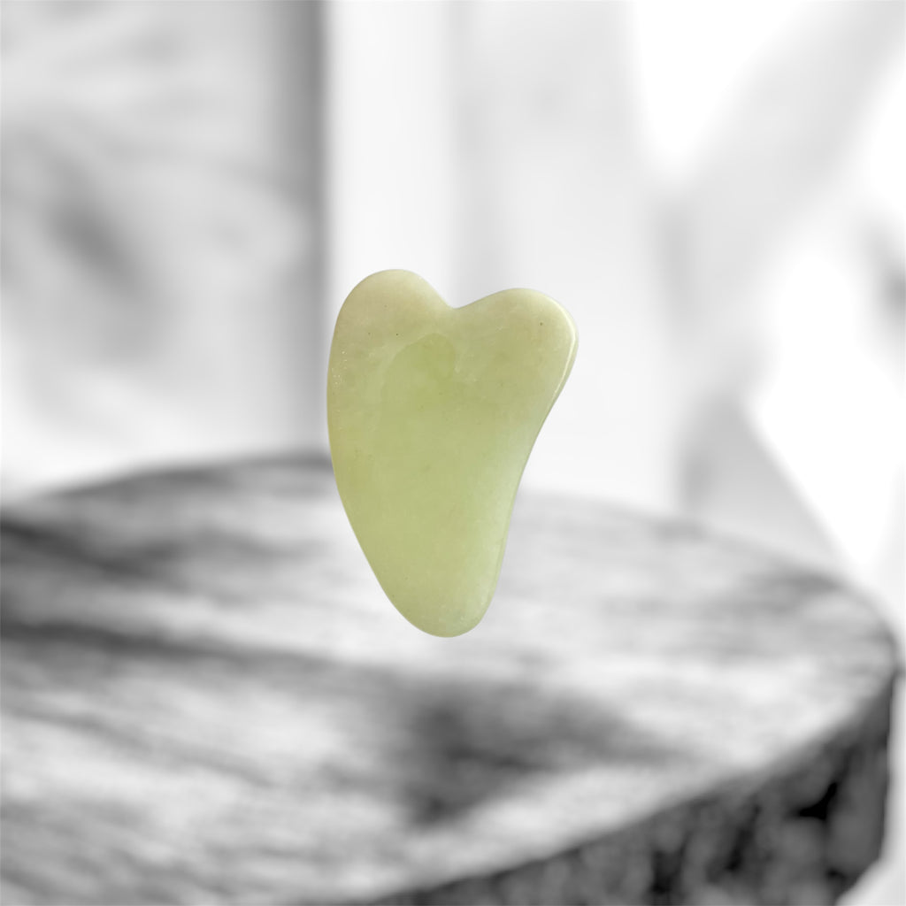 Green Stone Facial Roller & Gua Sha Board Face Massagers