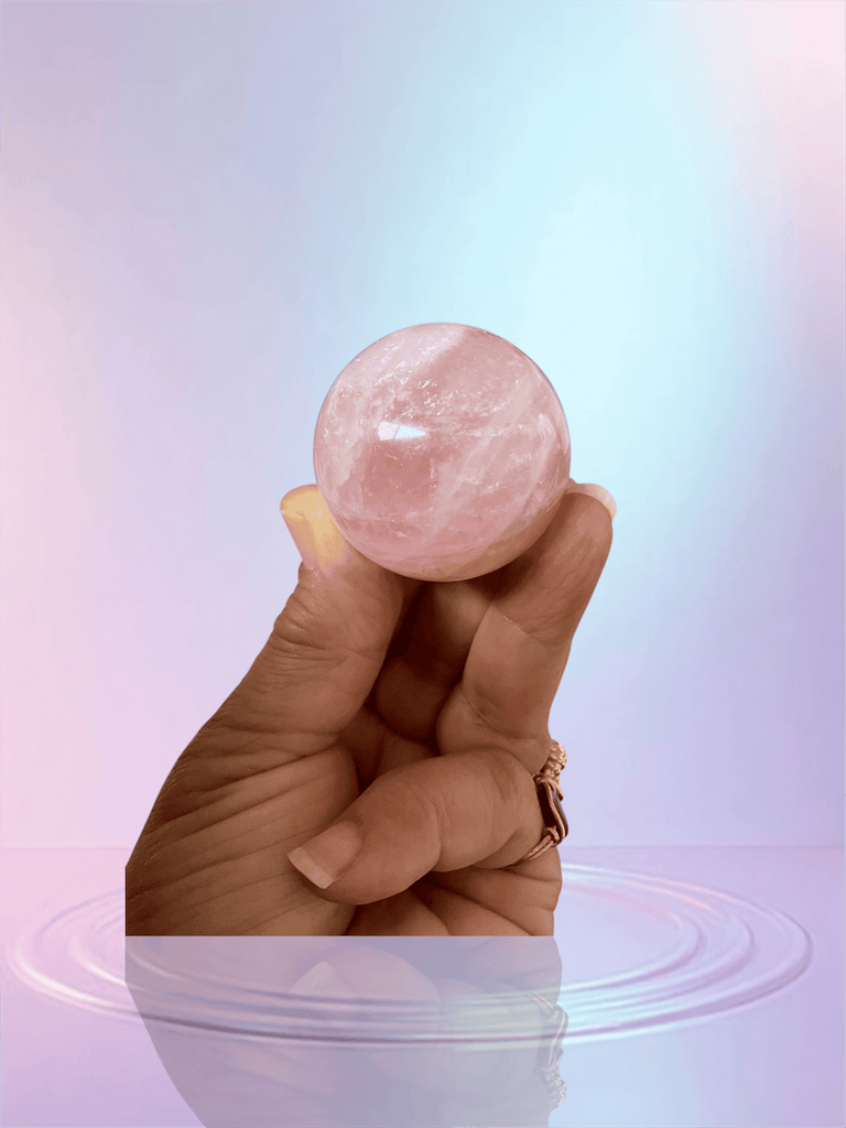 Rose Quartz Spheres - Connie’s Crystals 