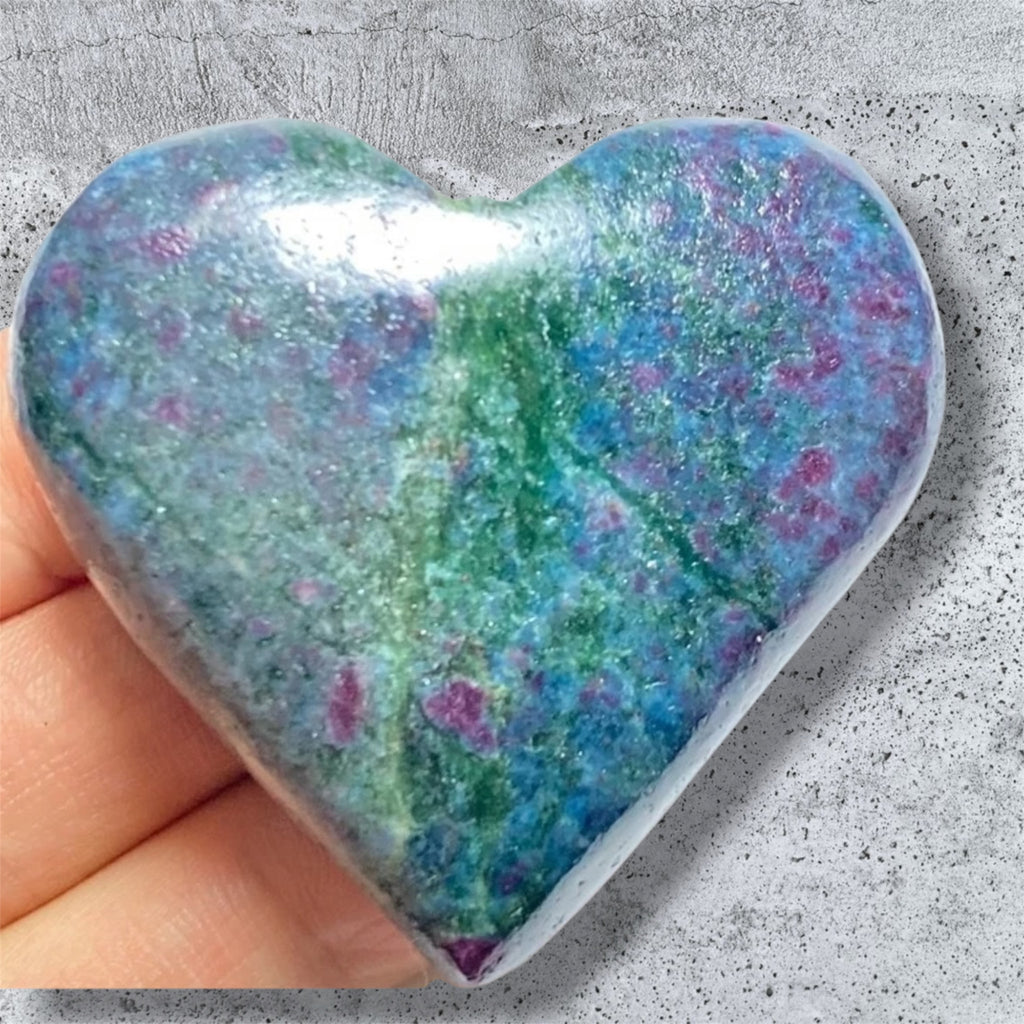 Ruby in Epidote Heart