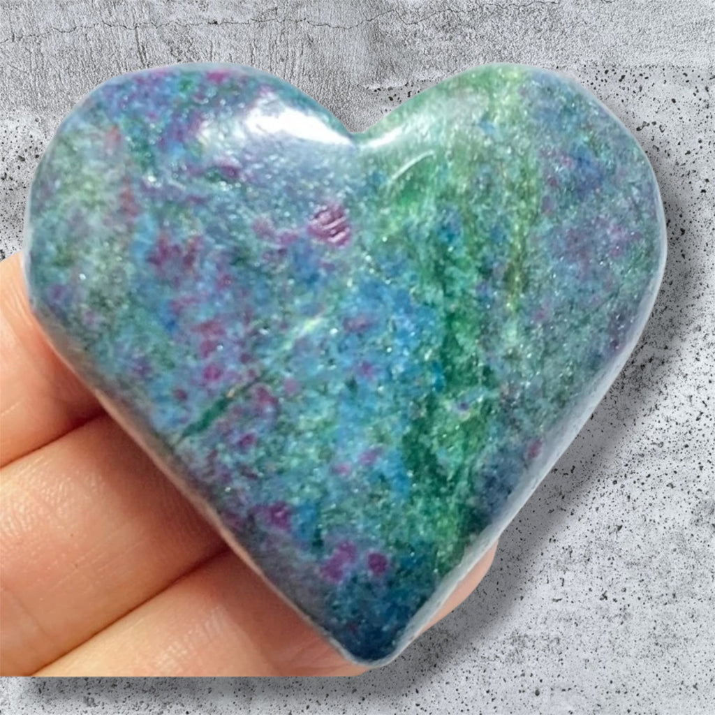 Ruby in Epidote Heart