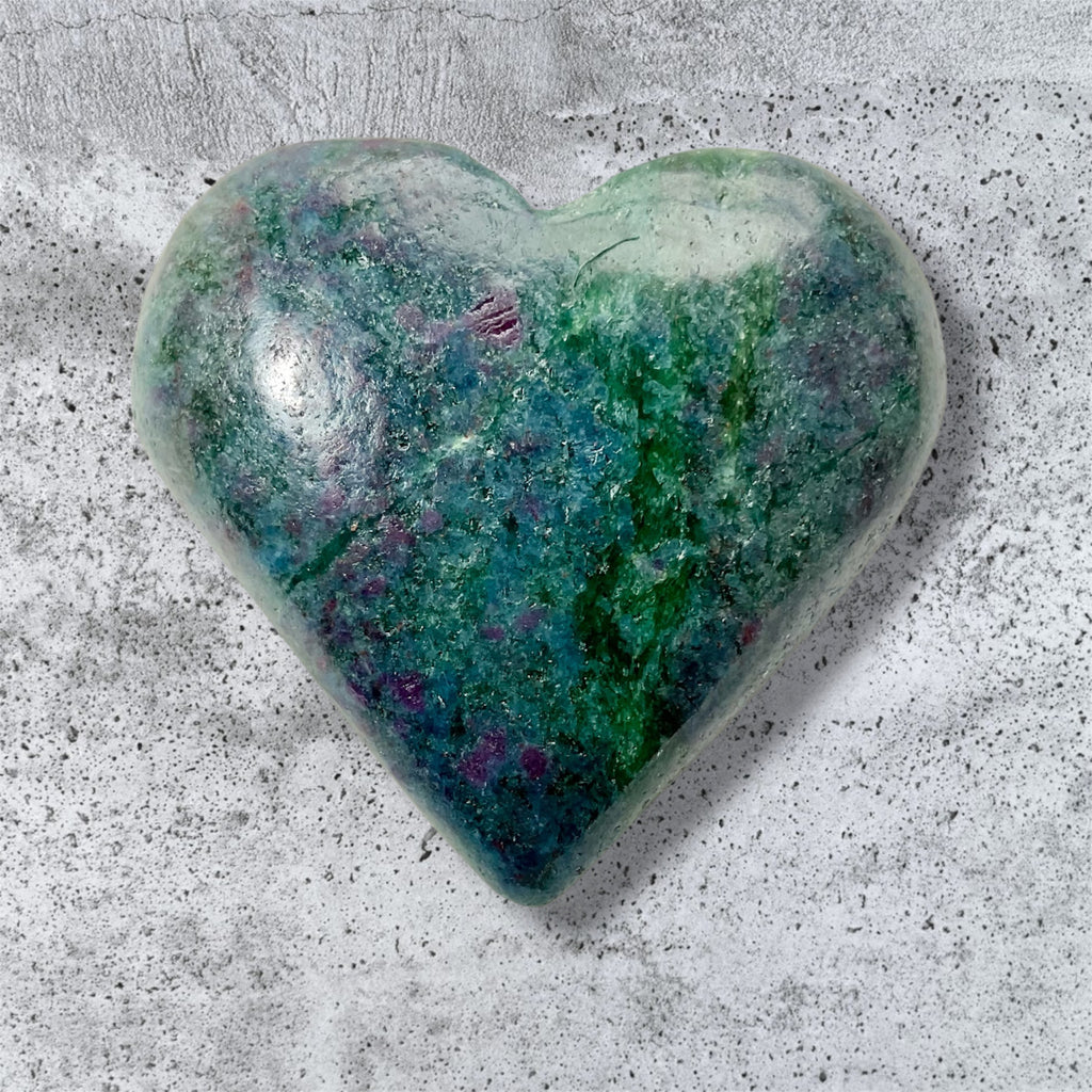 Ruby in Epidote Heart