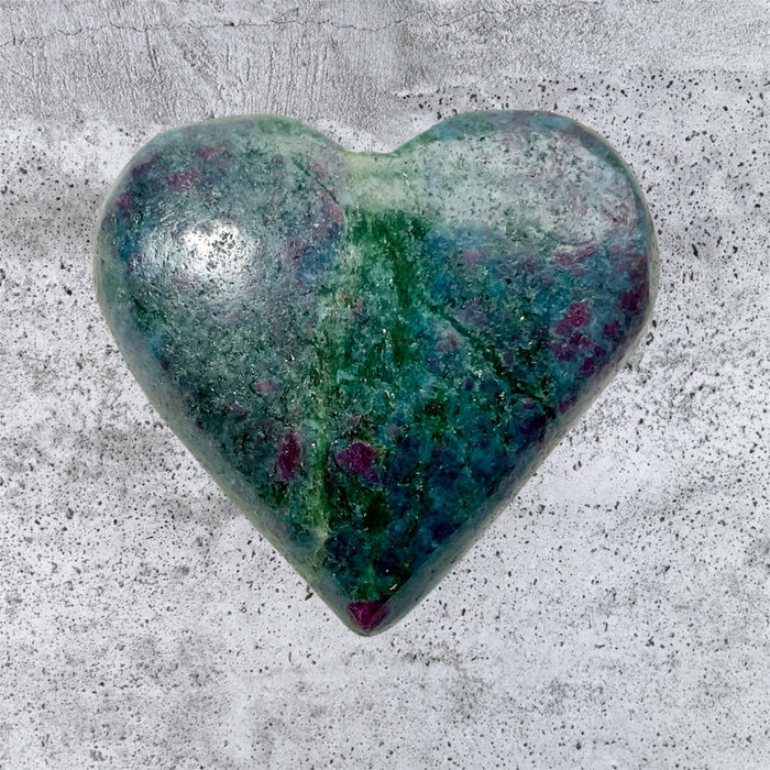 Ruby in Epidote Heart