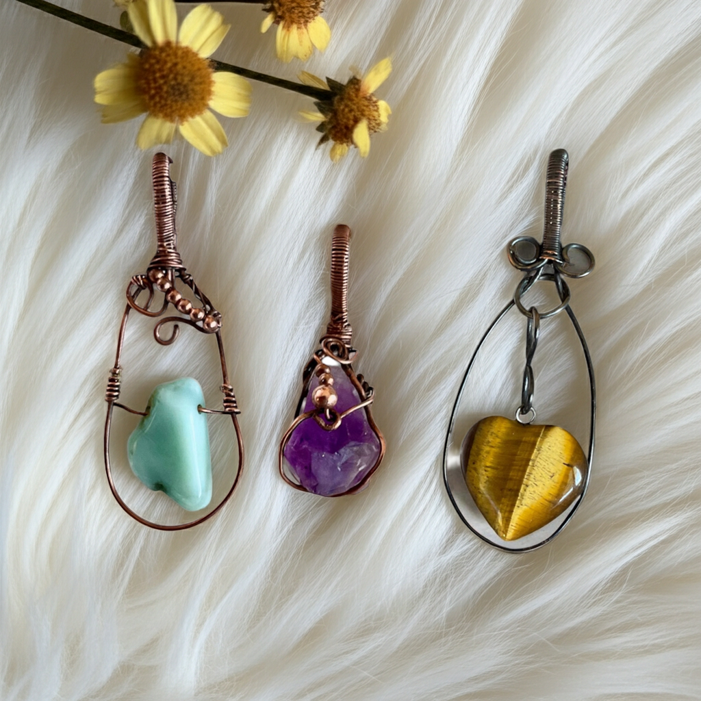 Mini Gemstone Pendants - Connie’s Crystals 