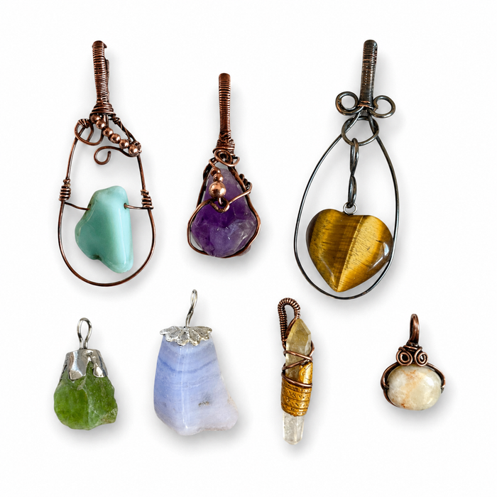 Mini Gemstone Pendants