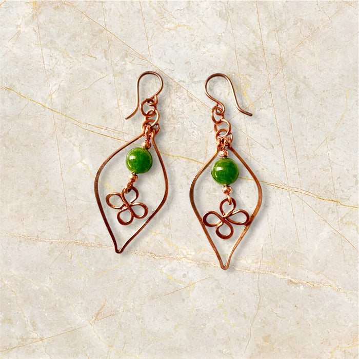 Jade Dangle Earrings