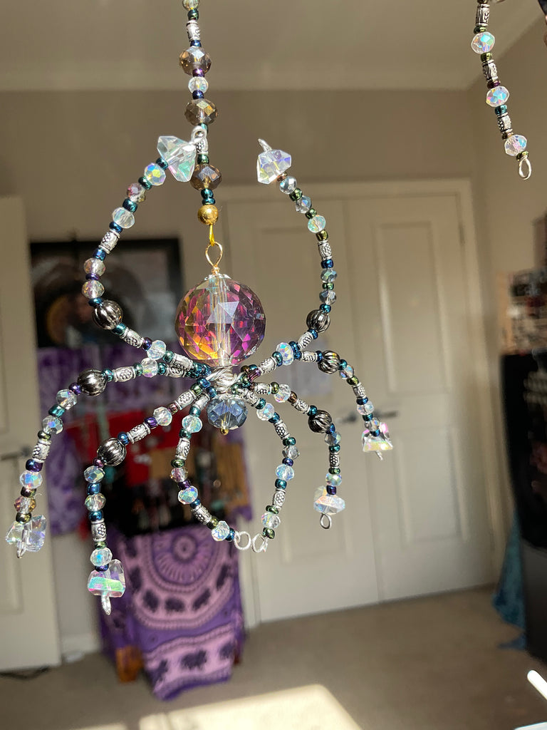 Crystal Spider Sun Catchers