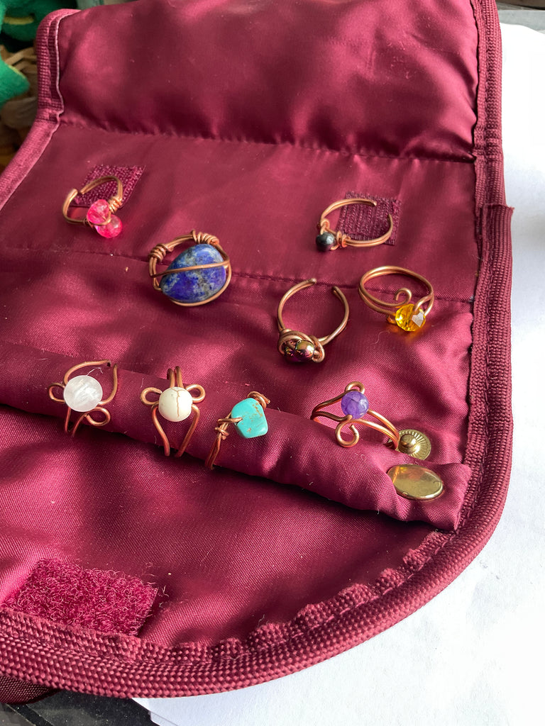 Adjustable Gemstone Rings - Connie’s Crystals 