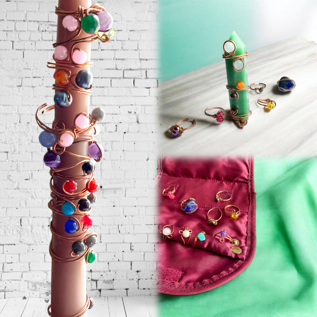 Adjustable Gemstone Rings - Connie’s Crystals 