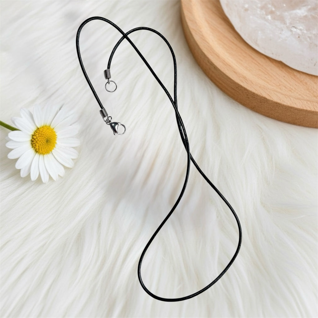 Handmade Black/Brown Cord & Leather Necklaces - Connie’s Crystals 