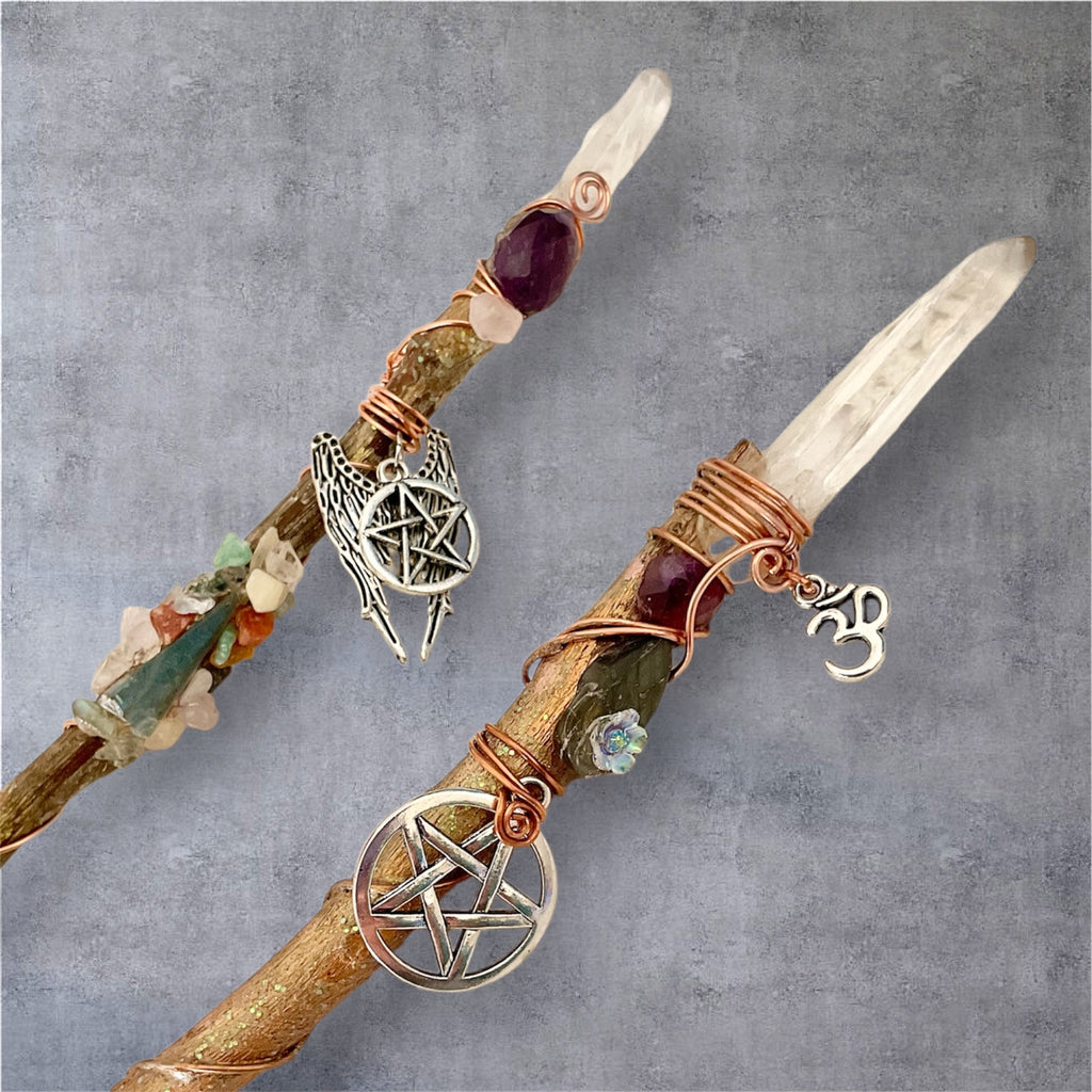 Handmade Crystal Magic Wands