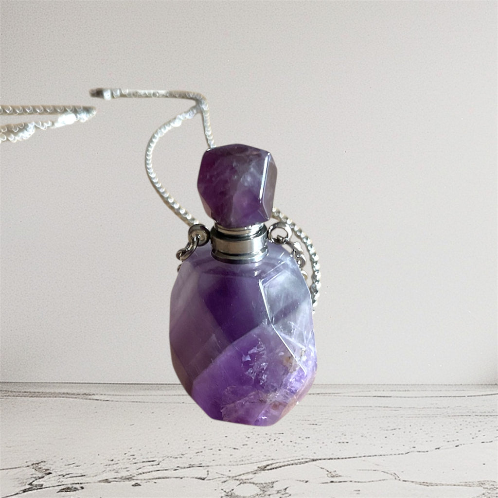 Crystal Perfume Bottle Necklaces