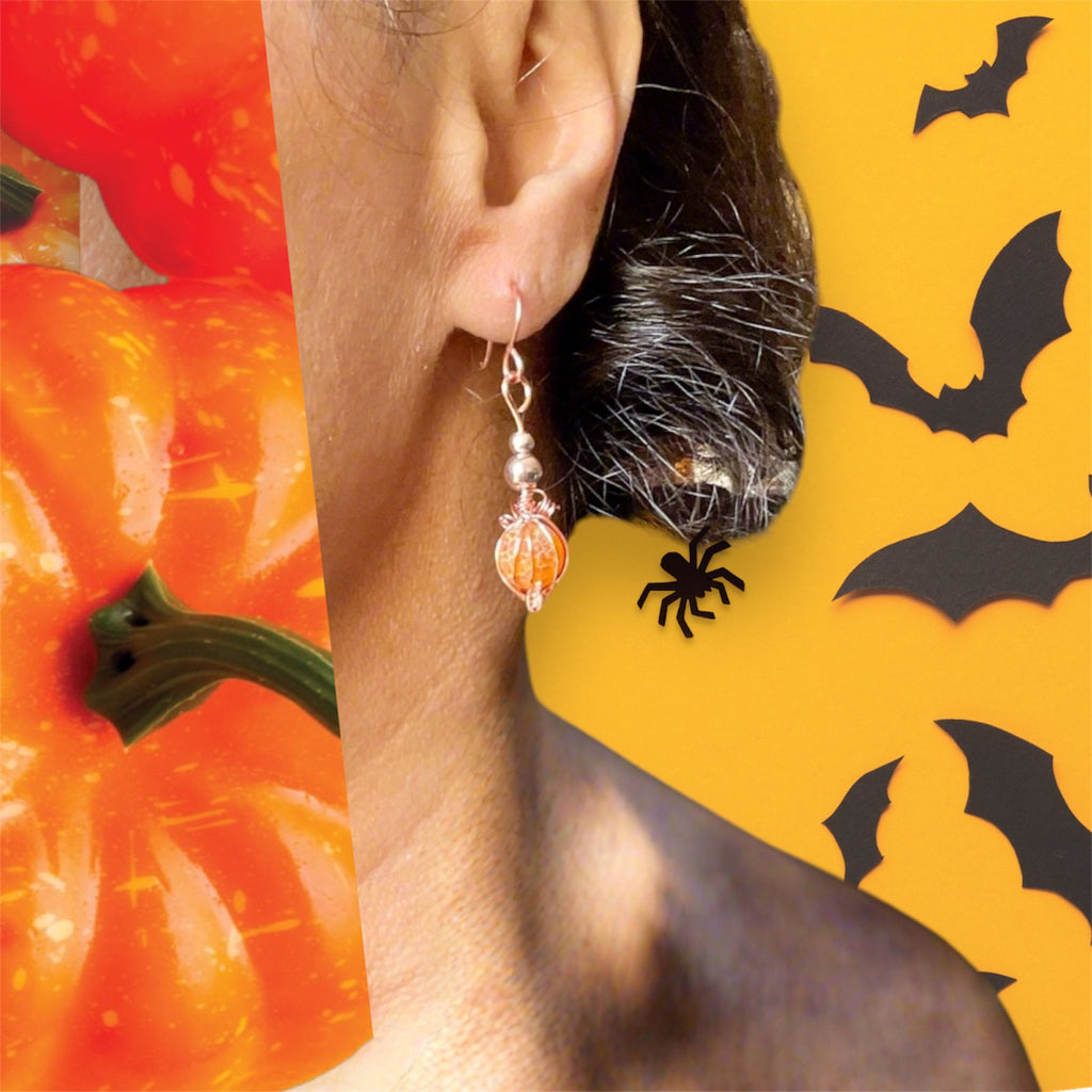 Halloween Pumpkin Earrings