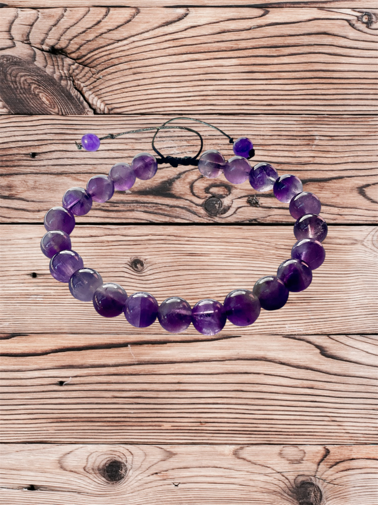 Amethyst Handmade Adjustable Bracelet