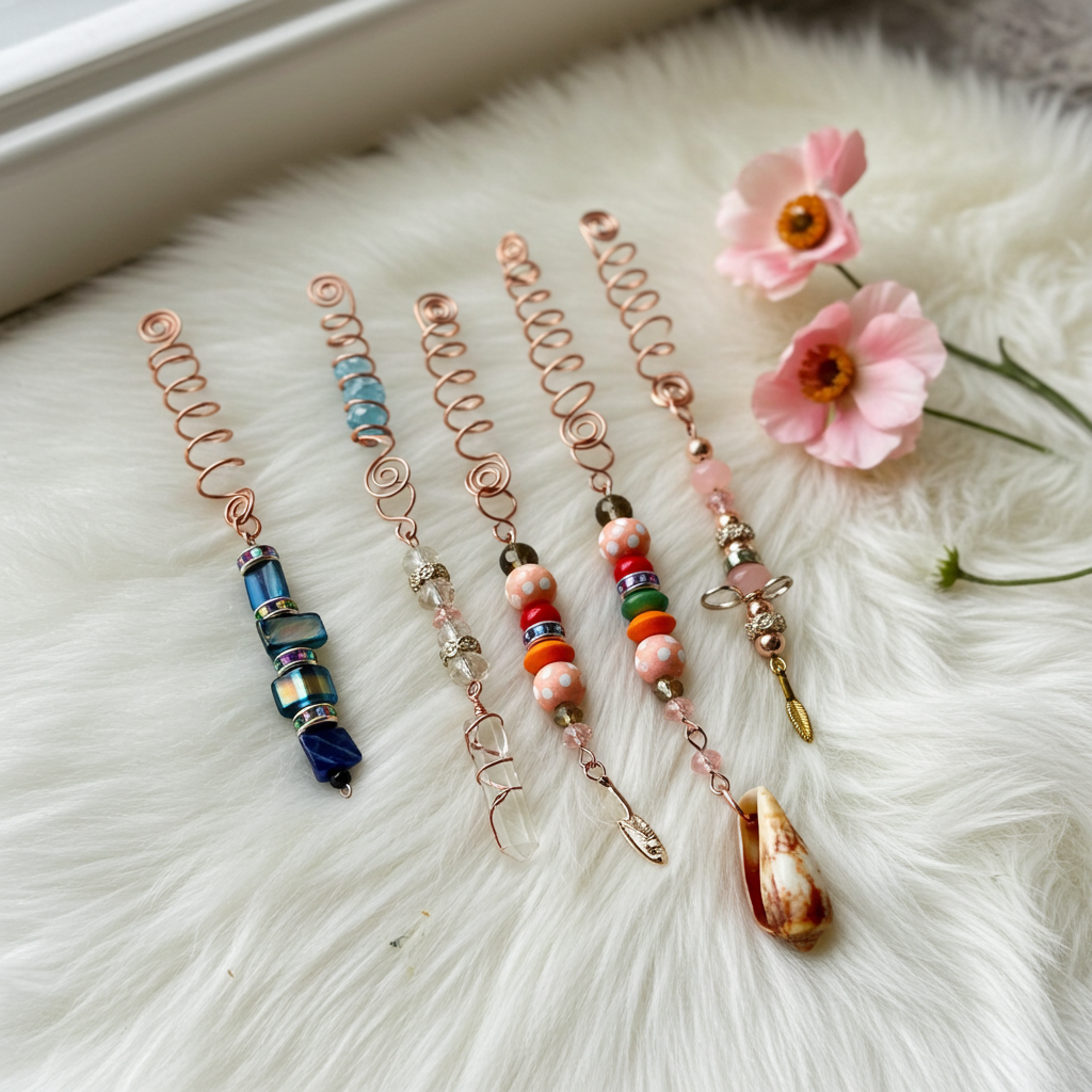 Dreadmates-Gemstone Hair Accessories - Connie’s Crystals 